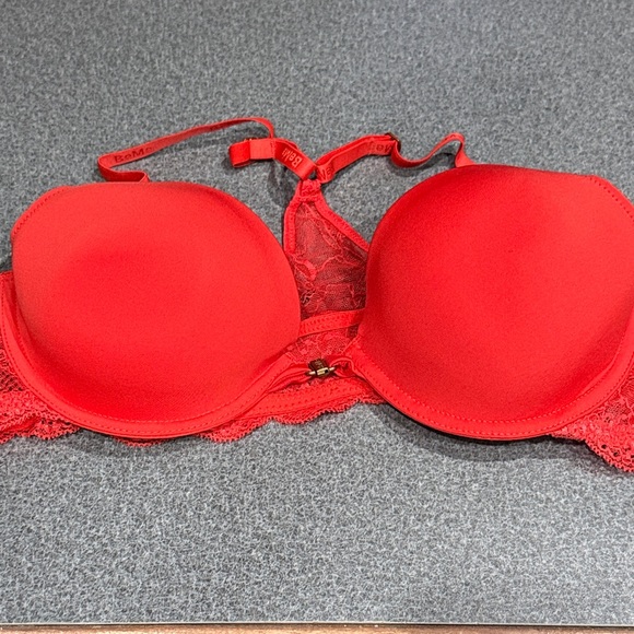 BeMe Red Racer Back Bra Size 36B - Picture 2 of 4